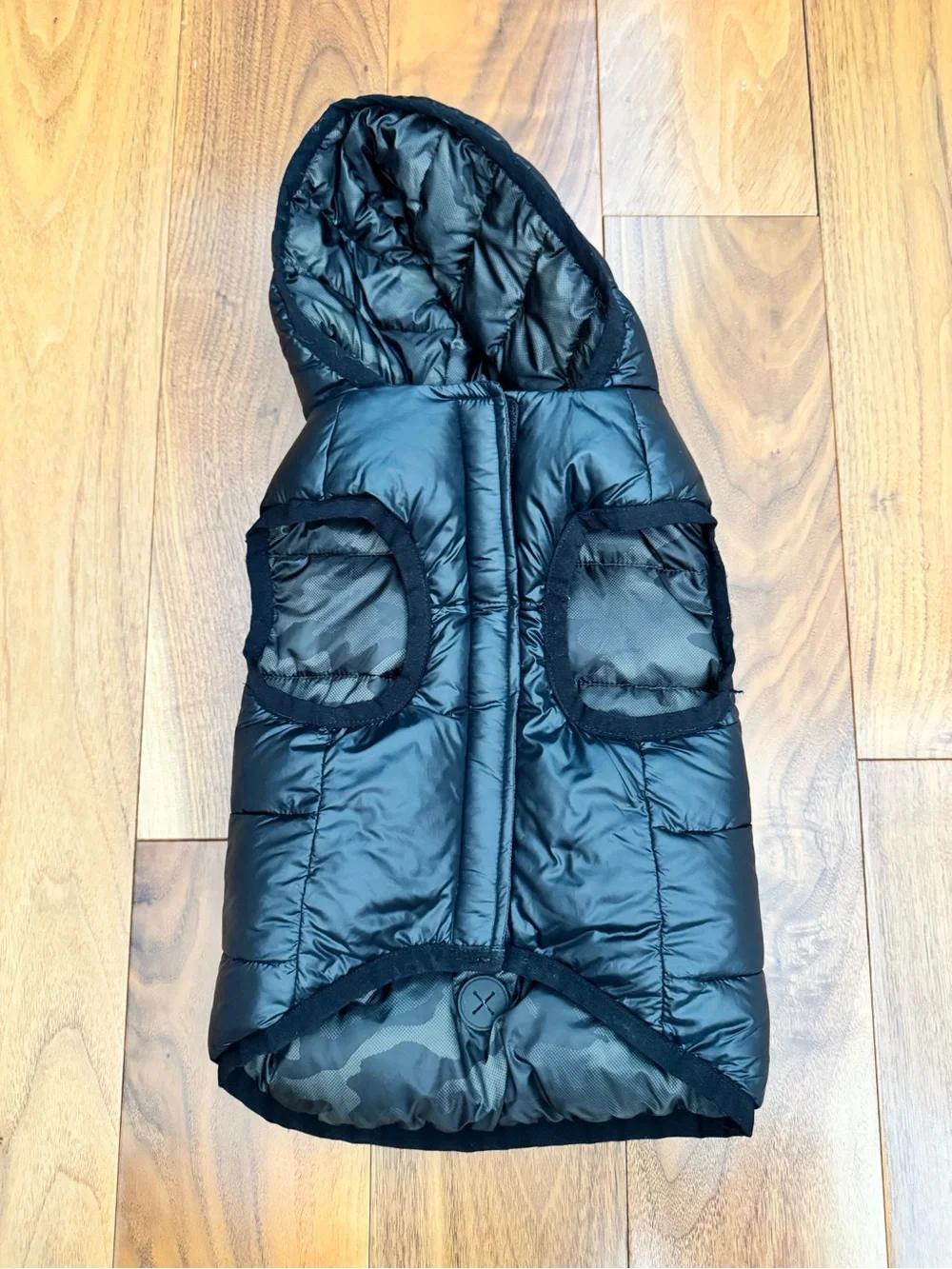 PAJAR CANADA PUP REVERSIBLE CAMOUFLAGE HOODED DOG PUFFER JACKET M